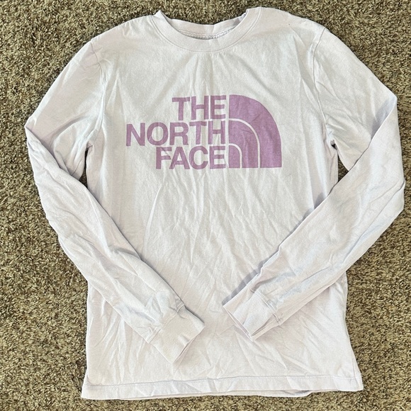 The North Face Lavender Long Sleeve Tee - Picture 1 of 4